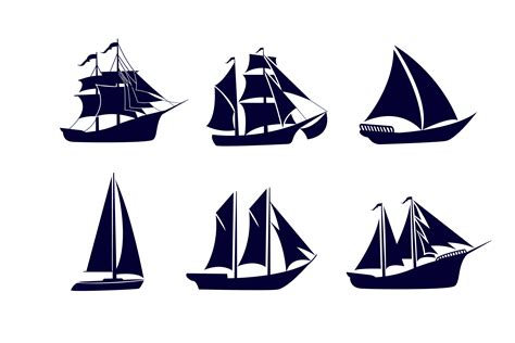 Sailing Ship Silhouette Free Svg Ship Silhouette