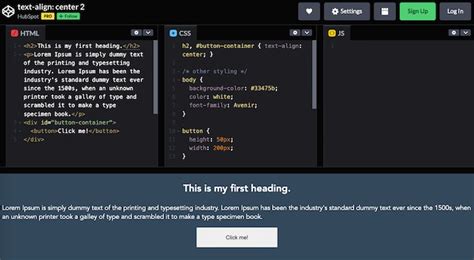 How to Align Text in HTML 的图像结果