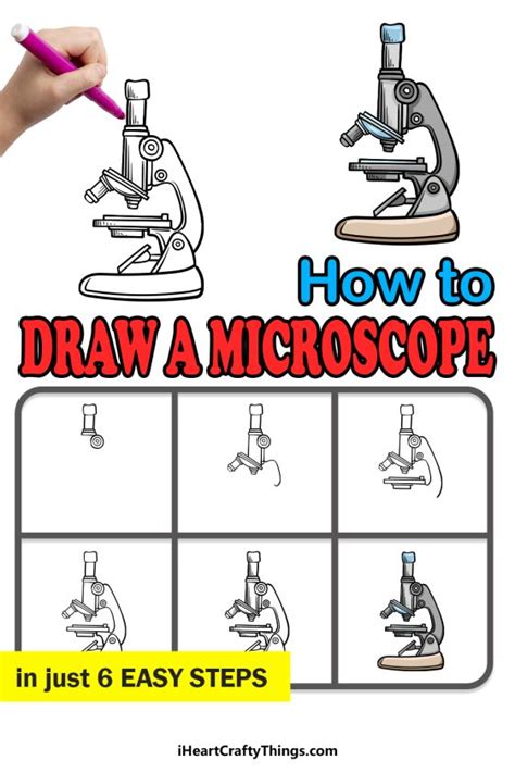 Image result for How to Draw a Microscope