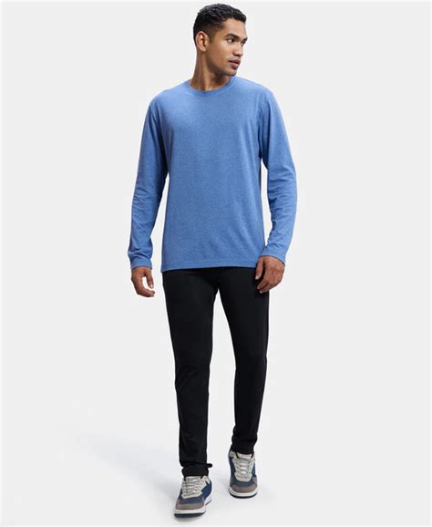 Buy Super Combed Cotton Rich Slim Fit Trackpants with Side and Zipper ...