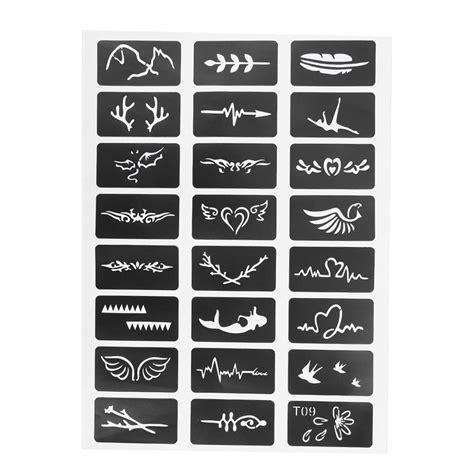 Buy Tattoo Transfer Paper,Temporary Tattoo Stencils Removable Tatto ...