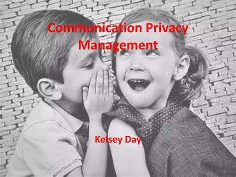 Communication privacy management theory_day | PPTX