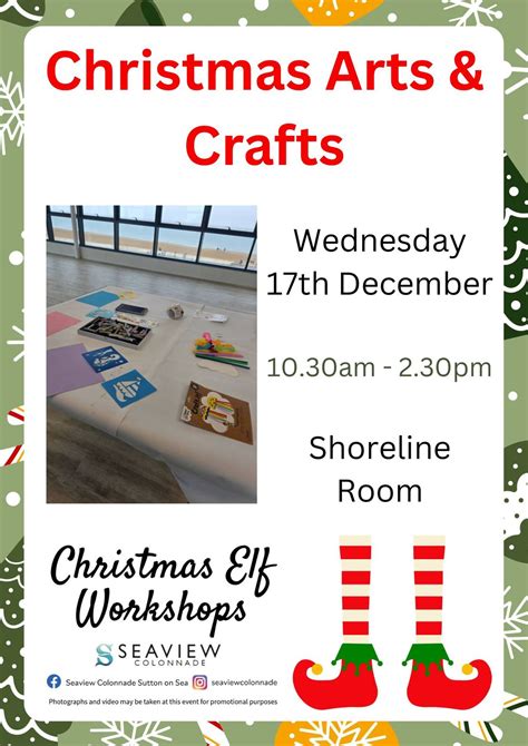 Christmas Arts & Crafts - Elf Workshop, Seaview Colonnade, York Road ...