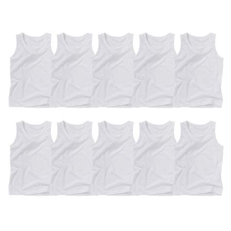 Kids Basket Baby Boys And Girls 100% Pure Cotton White Regular Fit Vest ...