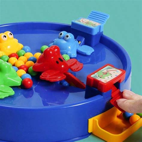 Gioco da tavolo con rana che mangia fagioli, intrattenimento ...