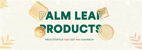 Buy Palm leaf Products Online | Palm leaf Disposable Plates – ECOSOUL ...