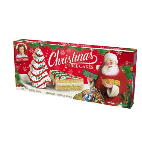Buy Little Debbie Vanilla Christmas Tree Cakes, Family Pack, 8.52 oz, 5 ...