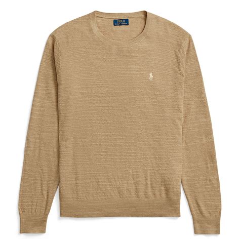 Polo Ralph Lauren | Polo Crew Neck Jumper | Men | Vintage Khaki | Flannels