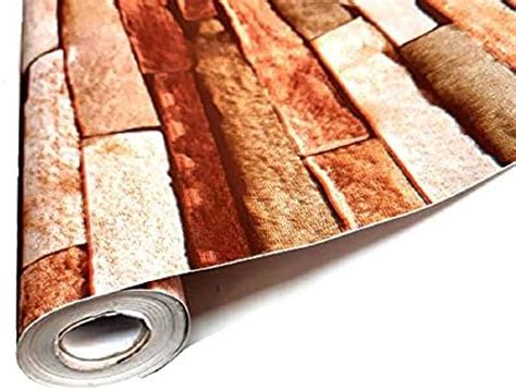 Univocean Modern Wood Peel and Stick Home Wallpaper, 3D Pattern Self ...