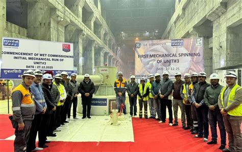 NHPC Commences Wet Commissioning of 250 MW Unit-3 at Subansiri Lower ...