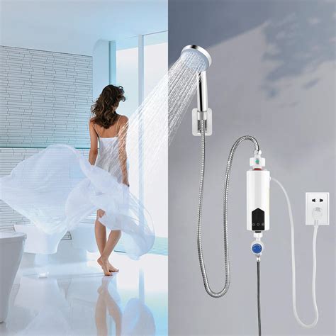 Buy Instant Electric Water Heater, 5500W Mini Instantaneous Water ...