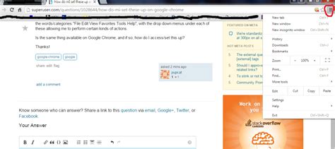 Image result for Google Chrome Menu Icon