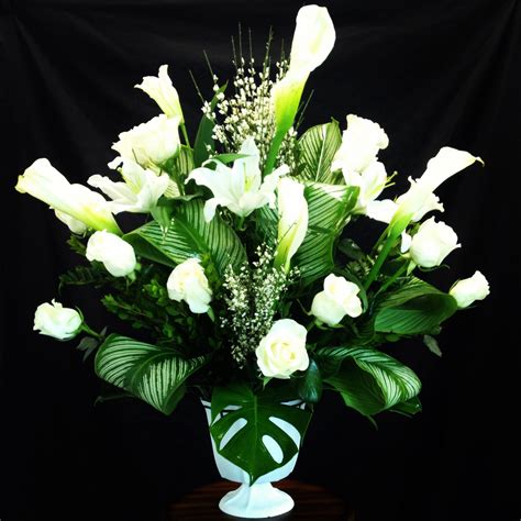 Lily Flower Arrangements For Funeral