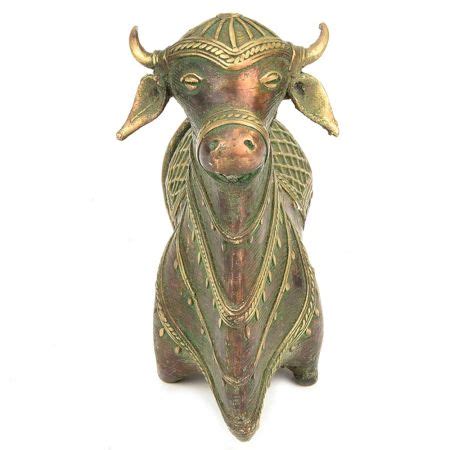 Bronze Nandi Figurine | Nandi Statue for Decoration | Bronze Statue ...