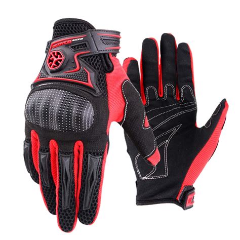Scoyco MC23 Full Finger Armoured Gloves for Motorcycle Riding Size L ...