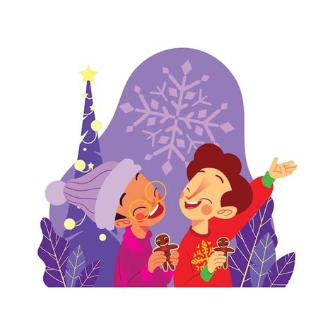 Page 3 | Creating a magical winter wonderland Vectors - Download Free ...