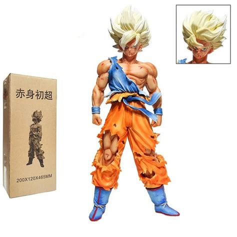 Buy Online DBZ 42 cm Super Saiyan Goku Figure with Extra Head Swap ...
