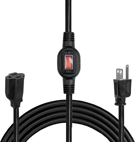 Amazon.com: Iron Forge Cable 6 Ft Black Outdoor Extension Cord with ...