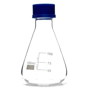 Cometek Laboratory Erlenmeyer Flask, 100ml - Borosilicate Glass - With ...