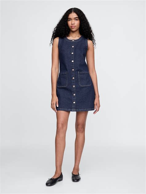 Denim Mini Shift Dress | Gap