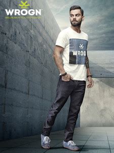 WROGN Typography Men Round Neck Black, White T-Shirt - Buy WROGN ...