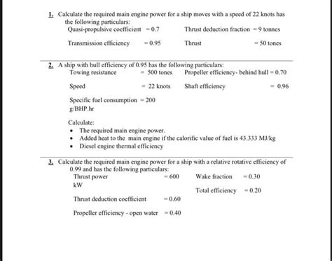 Main Engine Power Formula 的图像结果