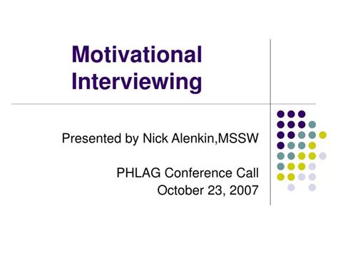Image result for Motivational Interviewing PowerPoint