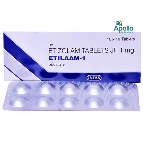 Etilaam 1 mg Tablet 10's Price, Uses, Side Effects, Composition ...