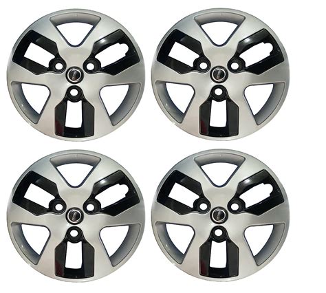 Hotwheelz Sporty 13-inch Wheel Cover for Renault Kwid (Set of 4, Silver ...