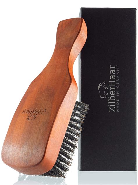 Buy ZilberHaar Major Hair & Beard Brush for Men - Boar Bristles and ...