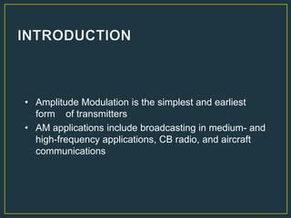 Image result for Amplitude modulation Applications