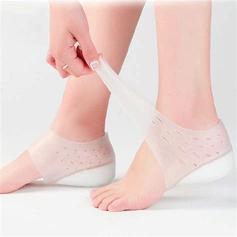Buy OLANZH Height Increase Insole Gel Heel Protectors Silicone Heel ...