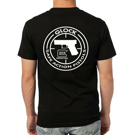 Glock Logo T-Shirt S M L XL 2XL 3XL 4XL 5XL – BLACK – Patriotic Assault