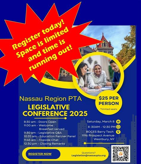 Nassau Region PTA LegCon 2025, Barry Tech, New Cassel, 8 March 2025 ...