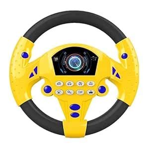 Buy ZYCRONIX Premium Kids Driving Steering Wheel Toy Funny Interactive ...