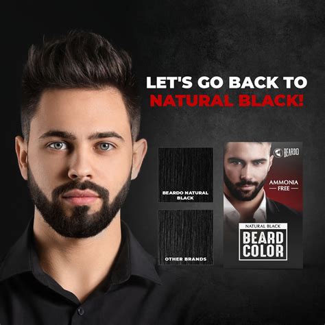 Beardo Beard Color for Men - Natural Black – Beardo India