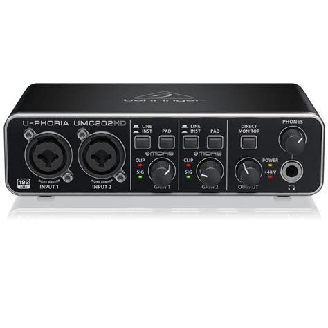 Buy Behringer U-PHORIA UMC202HD Audio Interface with Midas Pre ...