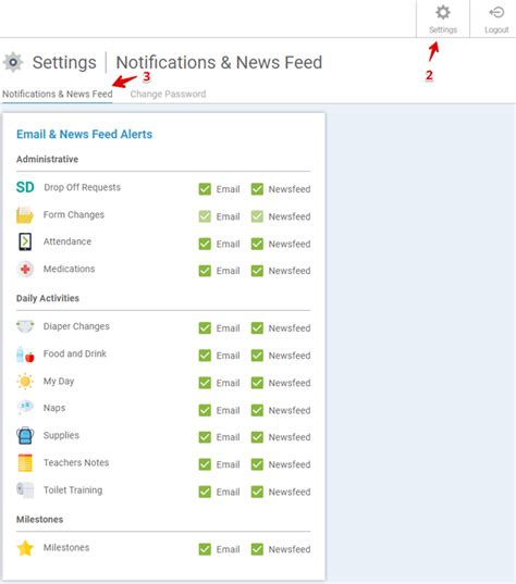 Image result for Push Notification Settings