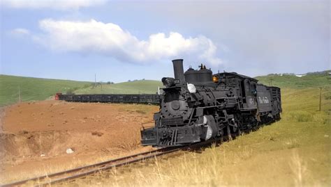 Here we see Denver & Rio Grande Western No. 454 K-27 2-8-2 Mikado ...