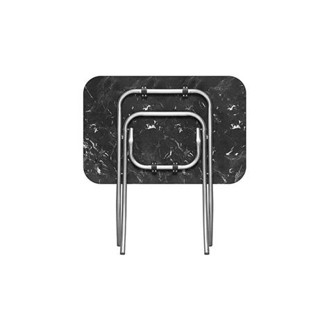 Sklopivi sto 60x90cm crni mermer Alesta AL10027CM | Volim svoj dom