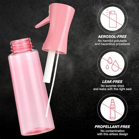 Pink Hair Spray Bottle Ultra Fine Groomer Continuous Water Mister ...