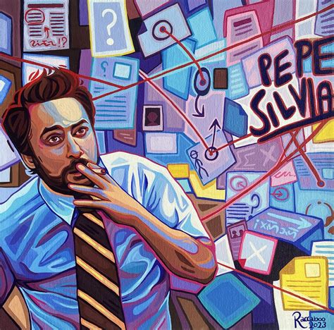 I painted Charlie from the Pepe Silvia mail room scene : r/IASIP