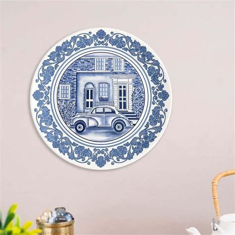 Buy Vintage Car Decorative Plate Online in India | Vaaree