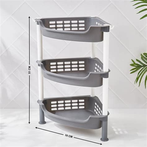 Buy Omnia Roaster Polypropylene 3-Tier Shelf from Home Centre at just ...