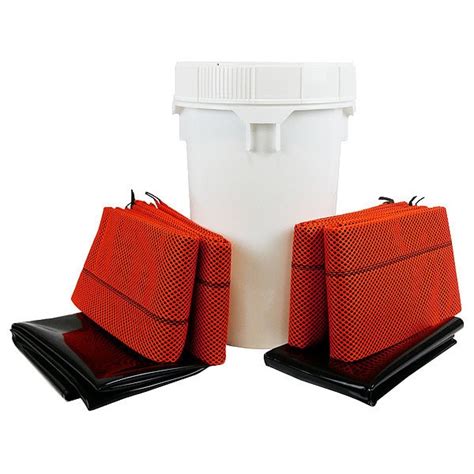 Quick Dam Drain Cover Kit, 10 ft., High Visibility QDGGDS-HV | Zoro
