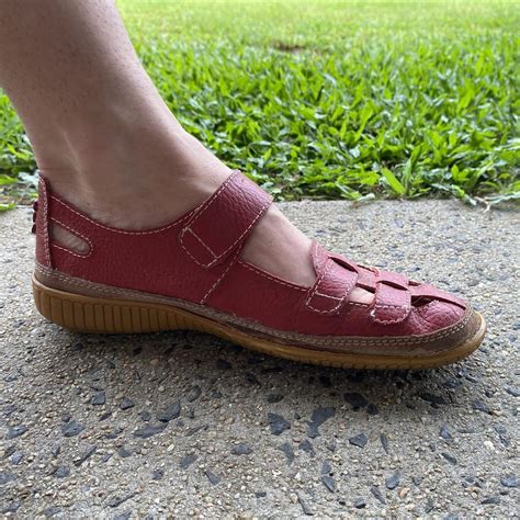 Women's Red Sandals | Depop