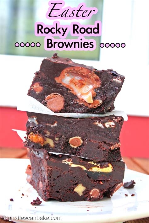 Easter Rocky Road Brownies