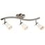 Portfolio 3-Light Brushed Steel Step Linear Track Lighting Head at ...