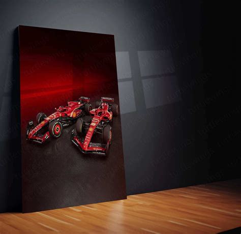 2024 Formula 1 Ferrari SF-24 (003) Metal Poster | Iconic Racing Art ...