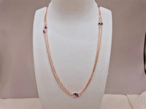 ROSEGOLD EVIL EYE CHAIN NECKLACE – Kinavah